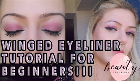 Struggling to get to grips with winged eyeliner? HOW TO: WINGED EYELINER TUTORIAL FOR BEGINNERS!!! - YouTube