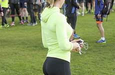 gemma pert booty yoga atkinson workout tight shows her posterior off run fun candid fit gear show ample bosom comments