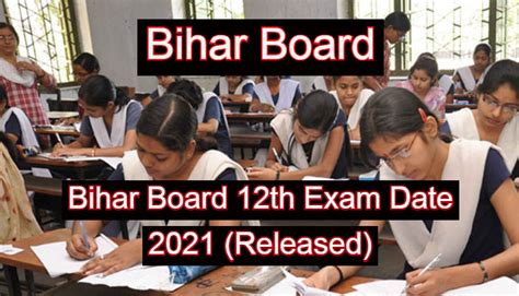 Bihar board intermediate annual examination 2021 ke liye date ghoshit kar diya gya hai. Bihar Board 12th Exam Date Sheet 2021 (जारी) : यहाँ देखें ...