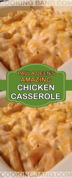 Add onion, bell pepper, and garlic. Paula Deen's Amazing Chicken Casserole | Chicken recipes ...
