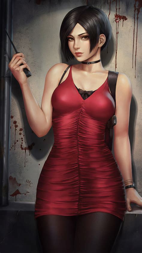 ❤ get the best resident evil 2 wallpaper on wallpaperset. 1080x1920 Ada Wong Resident Evil 2 Art Iphone 7,6s,6 Plus ...