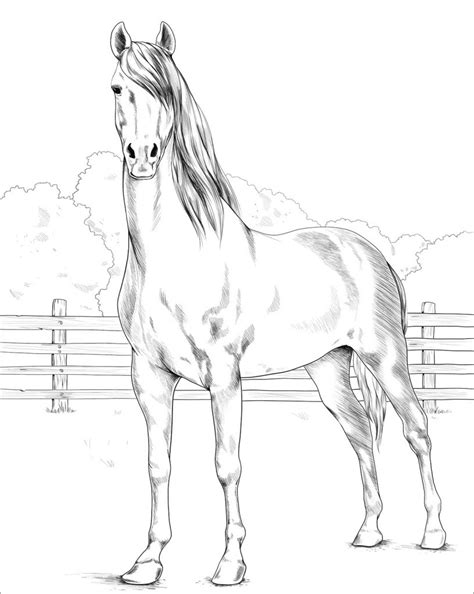 I may make a small commission through offsite links. Printable Morgan Horse coloring page for both aldults and ...