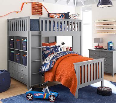 Shop pottery barn for our selection of stylish beds, traditional beds and bed frames. Elliott Loft System & Twin Bed Set | Pottery Barn Kids