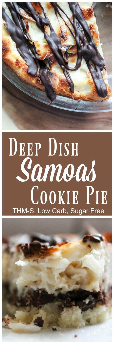 Just wrap it and keep it on your pocket or bag when you're hunting. Deep Dish Samoas Cookie Pie {THM-S, Low Carb, Sugar Free} - My Montana Kitchen (With images ...