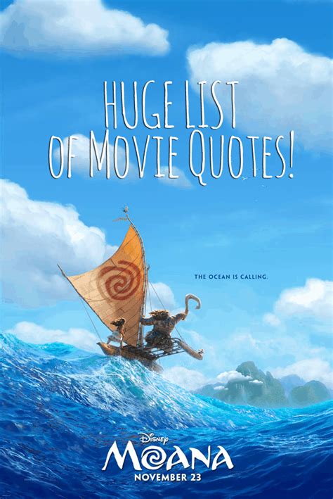 A list of 102 titles. Moana Movie Quotes - Our HUGE list! - EnzasBargains.com
