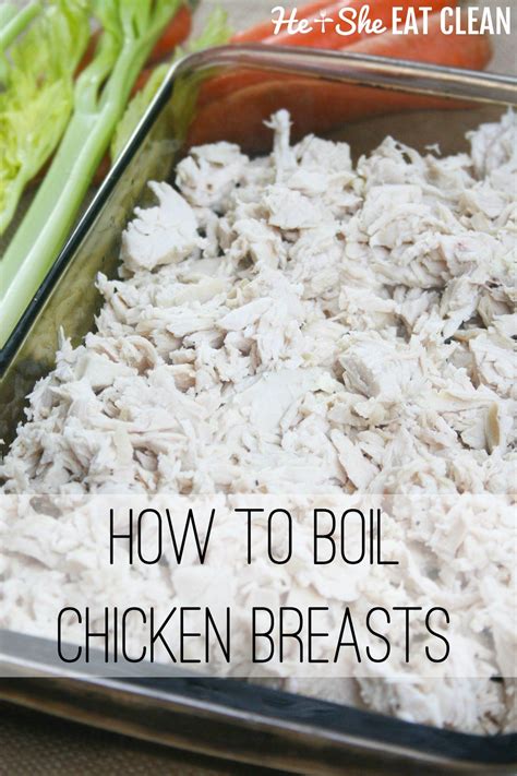 Maybe you would like to learn more about one of these? How to Boil Chicken Breasts | Boiled chicken, Clean eating ...