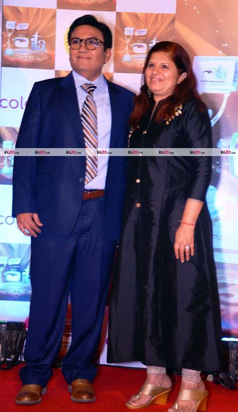 Dilip joshi is famous for his character of jethalal gada in the popular comedy show taarak mehta ka ooltah chashma. dilip joshi with wife on indian television academy awards ...