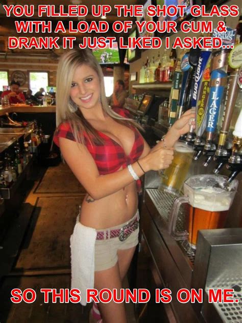 Waitress Makes Submissive Customer Take a Shot of Cum ...
