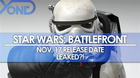 Alongside the release date, we also got our first proper star wars jedi: Star Wars: Battlefront - November 17 Release Date Leaked ...