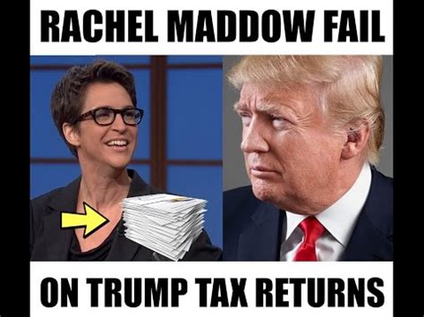 Official an0maly store & merch: Rachel Maddow Has Donald Trump's 2005 Tax Returns on MSNBC ...