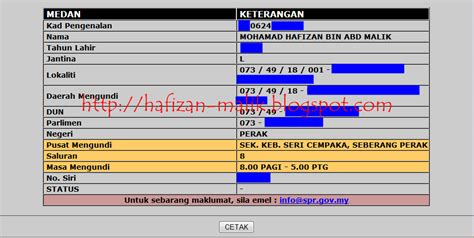 Kali terakhir rakyat malaysia mengundi. Semakan Daftar Pemilih Suruhanjaya Pilihan Raya (SPR) - PRU13