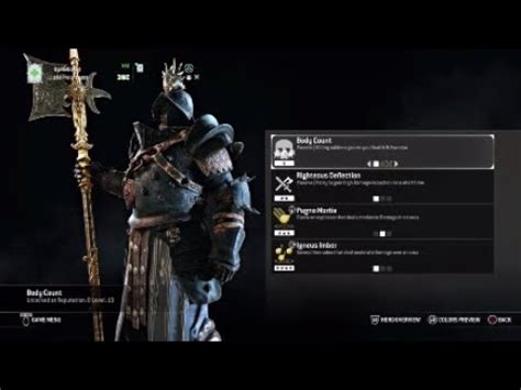 The lawbringer is a giant ironclad knight in for honor that dispenses justice with his huge poleaxe. For Honor | Lawbringer Dominion Build (Perks & Feats Guide) - YouTube