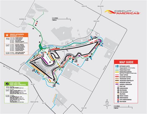 Austin's circuit of the americas endured an at times difficult birth to emerge as one of the most impressive new circuits to grace the racing calendar in recent • created with the express intention of reviving the usa's hopes of hosting an f1 grand prix, the initial plans were first proposed in july 2010. COTA Track Map #f1 #Austin | Map, Cota, Entrance gates