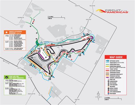 Austin's circuit of the americas endured an at times difficult birth to emerge as one of the most impressive new circuits to grace the racing calendar in recent • created with the express intention of reviving the usa's hopes of hosting an f1 grand prix, the initial plans were first proposed in july 2010. COTA Track Map #f1 #Austin | Map, Cota, Entrance gates