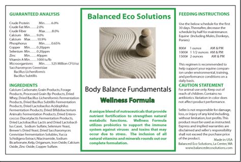 Maybe you would like to learn more about one of these? Body Balance Fundamentals - Wellness Formula | Balanced ...
