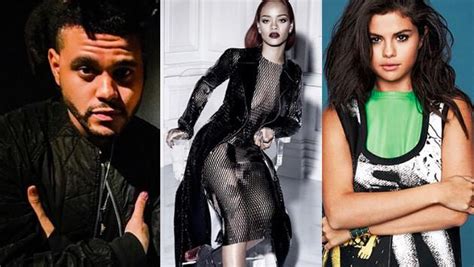 The pop singer and her r&b beau, the weeknd, take a romantic trip to italy in consciously coordinated style. Selena Gomez, Rihanna y The Weeknd se presentarán en el ...