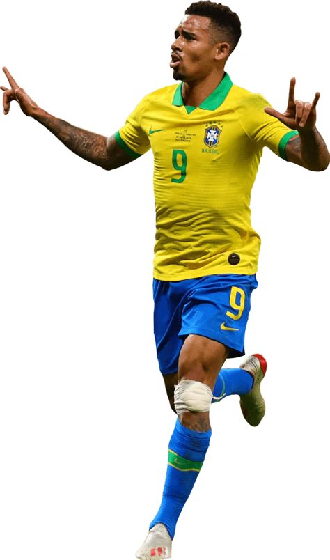 Gabriel jesus's personal life and professional career including age, height, weight, net worth, salary, ethnicity, nationality, education, profession, spouse, children, parents, siblings, husband, boyfriend. Gabriel Jesus football render - 55097 - FootyRenders