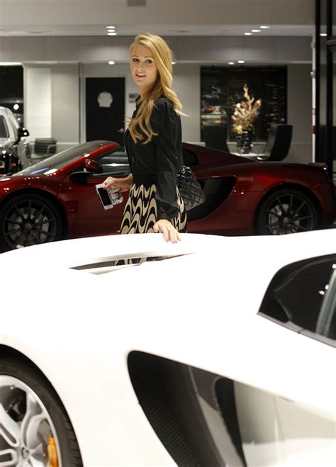 Sure, paris hilton is controversial! Paris Hilton chooses the McLaren 12C Spider