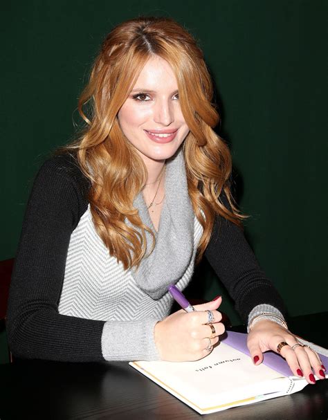 She has a huge social media following with 19 million instagram followers and 6.6 million twitter followers BELLA THORNE at Autumn Falls Book Signing at Barnes ...