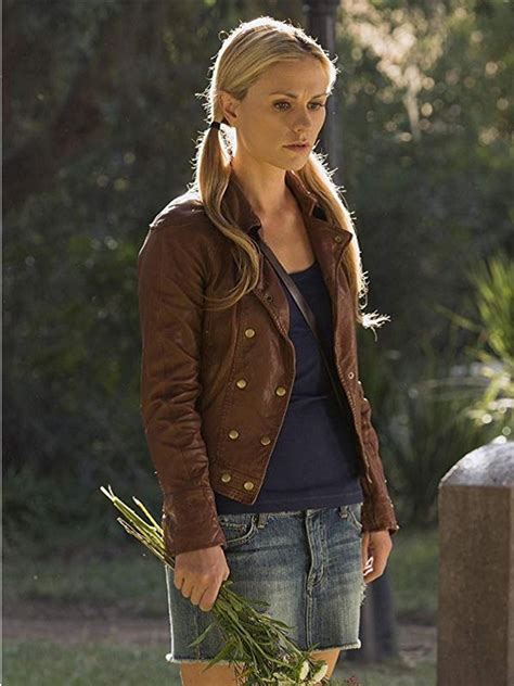 See more ideas about anna, true blood, anna paquin true blood. Anna Paquin True Blood Brown Leather Jacket - Stars Jackets