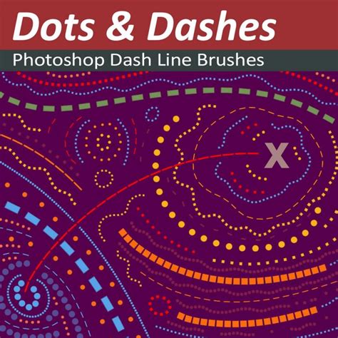 You should see a simple outline of that shape on your document. 20 Free Dashed and Dotted Line Brushes for Photoshop ...