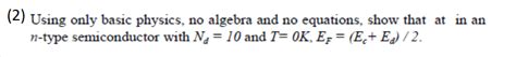 K b is the boltzmann constant. solid state physics - Fermi level position in doped ...