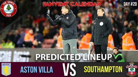 Football fans can find the latest football news, interviews, expert commentary and watch free replays. ASTON VILLA VS SOUTHAMPTON | PREDICTED LINEUP - DOES RALPH ...