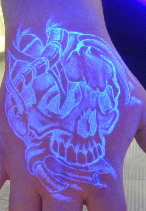 These tattoos are made with a special ink that becomes visible under a black light, though the tattoo itself is invisible in regular light. Black Light Tattoos Designs, Ideas and Meaning | Tattoos ...