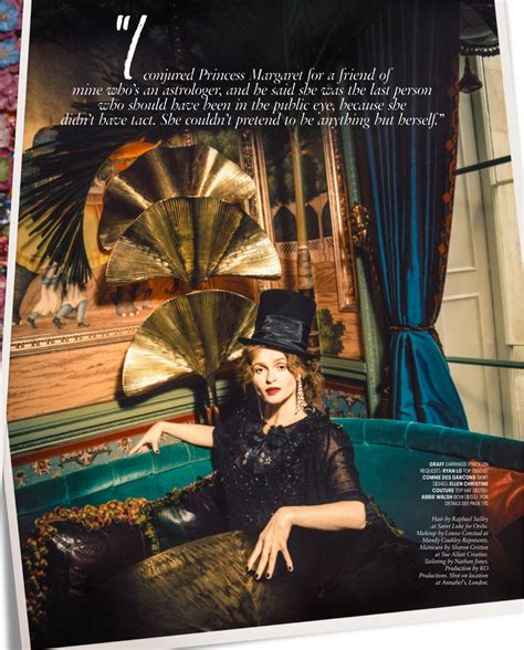 Helena bonham carter is a 54 year old british actress. HELENA BONHAM CARTER in Town & Country Magazine, Secember ...