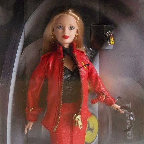 2000 scuderia ferrari barbie doll collector edition nibbox never opened. Ferrari Barbie Collector Doll Pleather Red Jacket Skirt Blonde Hair 2000 #Mattel # ...