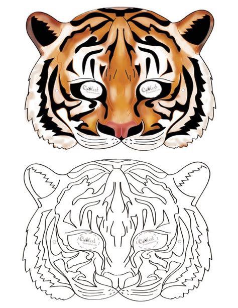 Find your favorite tiger mask coloring page in masks coloring pages section. Printable Tiger Mask Coolest Free Printables | Printable ...
