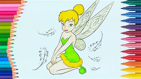 Tinker bell bilder scherenschnitt disney kunst fantasie tätowierungen. Tinker Bell | Wie zeichnet und färbt | Kleine Hände ...