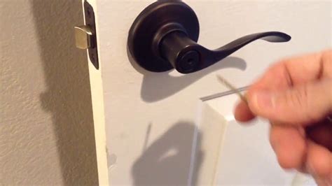 How do you unlock an interior door? Pin on how to