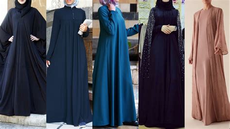 Stylish and beautiful burqa design 2021_নতুন বোরখার ডিজাইন_new tesettür latest some fashionable abaya borka and party wear borka design 2021#. Simple New Black Abaya Designs || Jet Black Abaya Designs ...