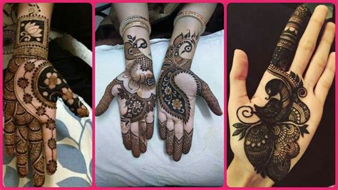 Leaves and paisleys designs have also been. Most Beautiful & Stylish Arabic Front Hand Mehndi Designs ...