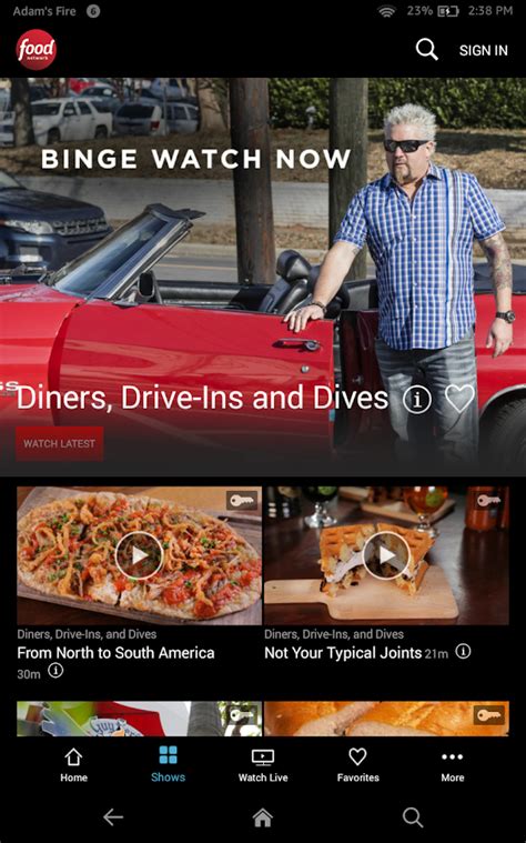 Save the recipes from our page: Watch Food Network - Android Apps on Google Play