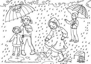 Rainy Season Images For Kids | Free Download Clip Art ... .how to draw scenery rainy season scene step by step.how to draw very easily and how to mix colours,you can understand that in this drawing video.