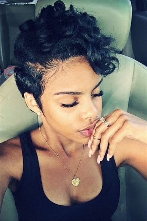 Blonde hair and curls create an ethereal hairstyle. 37+ Trendy Short Hairstyles For Black Women - Sensod