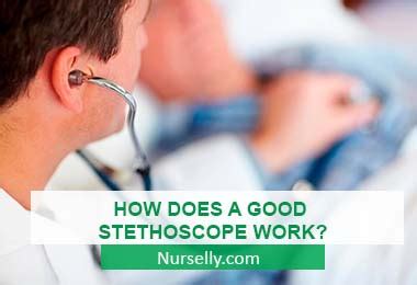Usually, it is used to hear sounds coming from the lungs or heart. How Does a Stethoscope Work?