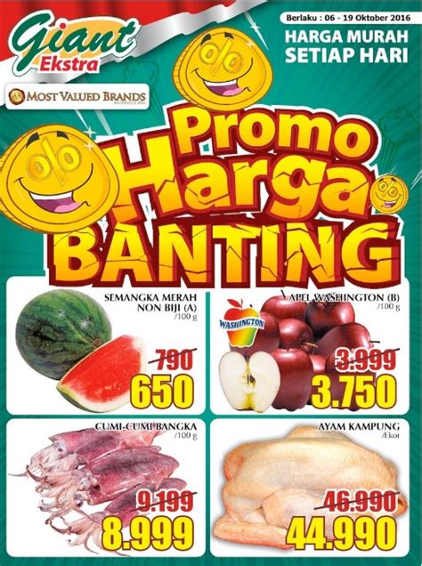Pesta diskon ulang tahun yang berlaku selama 2 minggu ke depan. Katalog Promo Giant Terbaru 2016 - Katalog Harga Indomaret