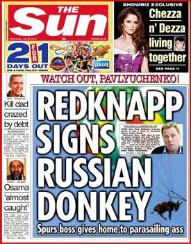 Average of longer words than in a tabloid. Jon Slattery: Tabloid heaven: Rescued donkey plus football