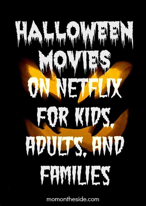 It's terrifying and will keep you on edge the entire time. Halloween Movies on Netflix for Kids, Adults, and Families