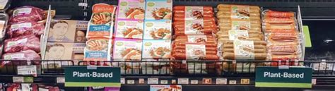 Maybe you would like to learn more about one of these? Kroger shows plant-based meats like hot dogs, bacon sell ...