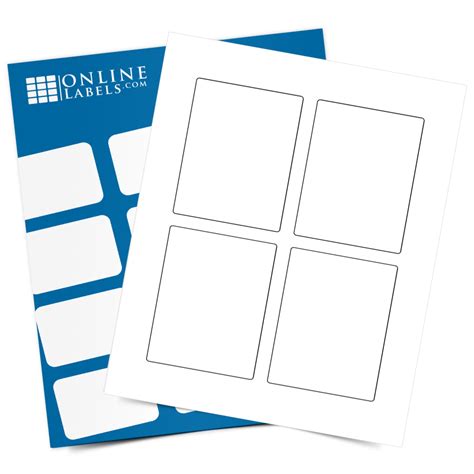 A4 free blank label templates available in all sizes. 75mm x 111mm Labels - A4 Sheets - 4 Per A4 Sheet - EU30132