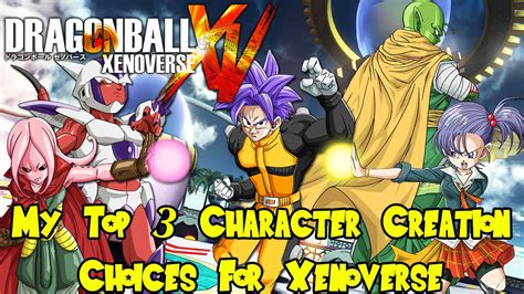 Dragon ball xenoverse 3 characters. Dragon Ball Xenoverse: My Top 3 Character Creation Choices for Xenoverse! (Beta Gameplay) - YouTube