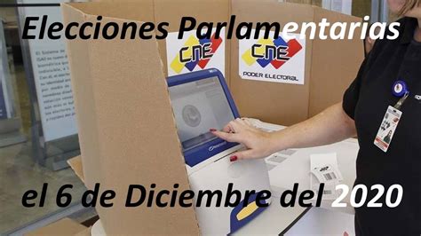 Comenzaron los comicios elecciones en venezuela. Elecciones Parlamentarias del 6 de Diciembre del 2020 en ...