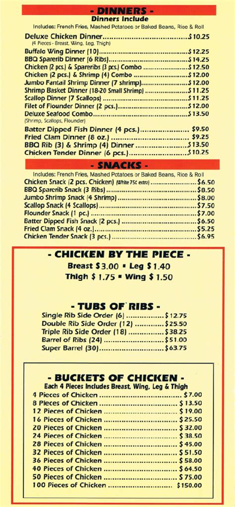 Chicken kitchen menu boards for the port st. Menu - The Chicken Kitchen