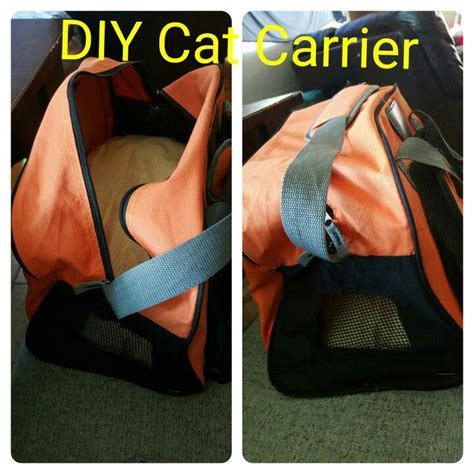 Why not make your own by recycling a used book bag or. Diy cat carrier out of gym bag | DIY | Pinterest | Cat carrier, Cat and Dog crate