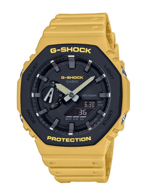 World time function displays the current time in major cities and specific areas around the world. GA-2110SU-9AER - G-SHOCK