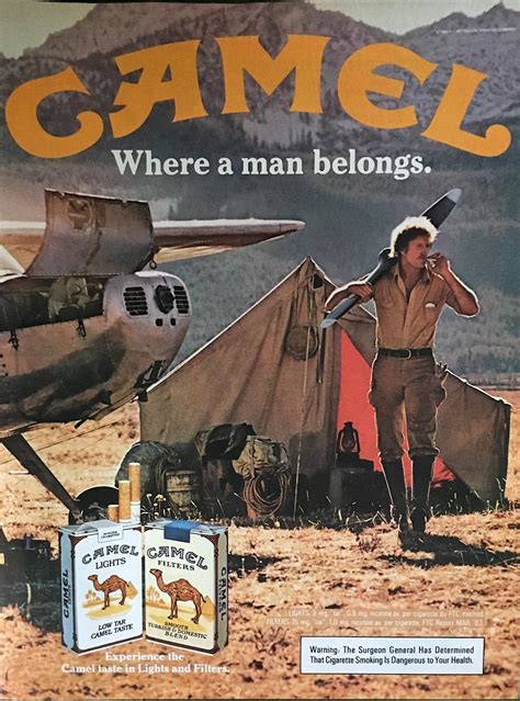 We do this with marketing and advertising partners (who may have their own information they've collected). Vintage Camel Print Ad : vintageads